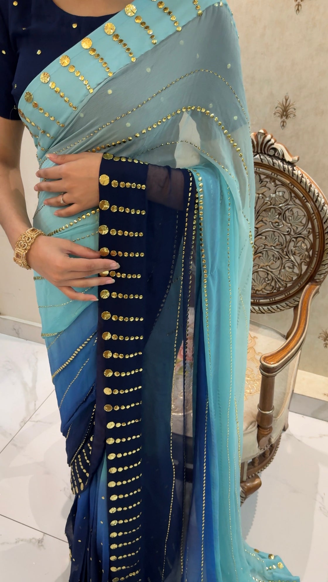 BINDHI MUKESH SAREE