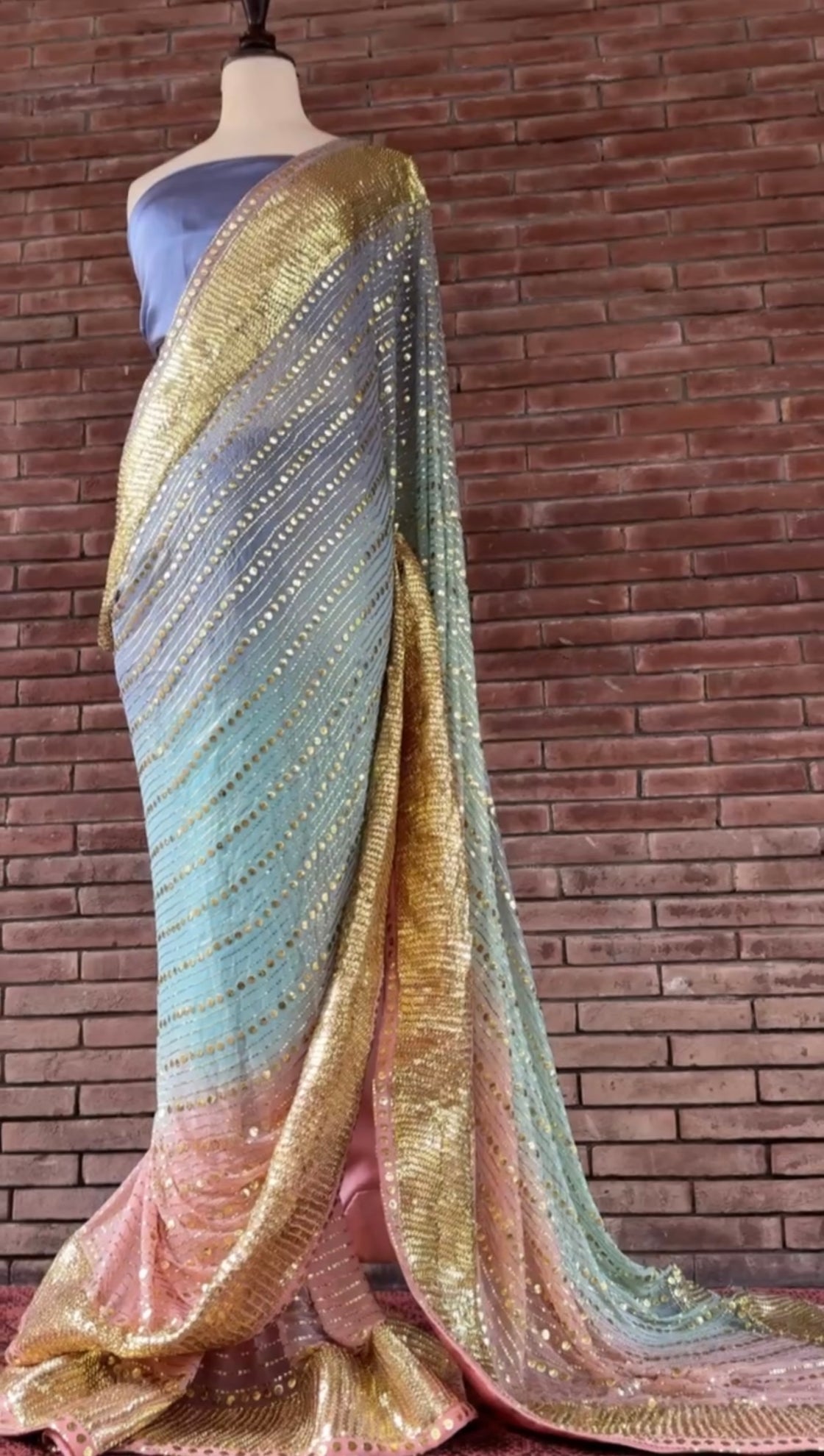 Honeycomb Saree