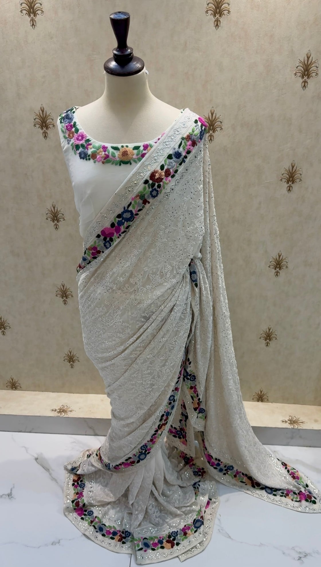 Zariya Parsi Saree