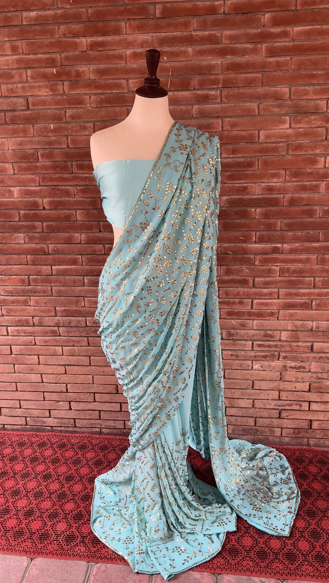 Royal Floral Saree