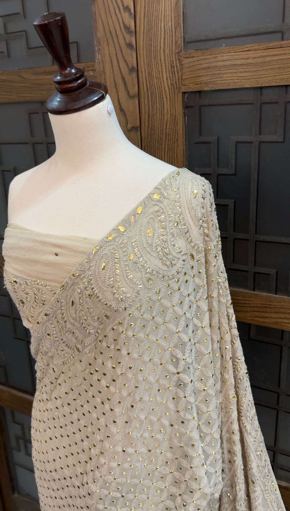 Royal Chikenkari Saree