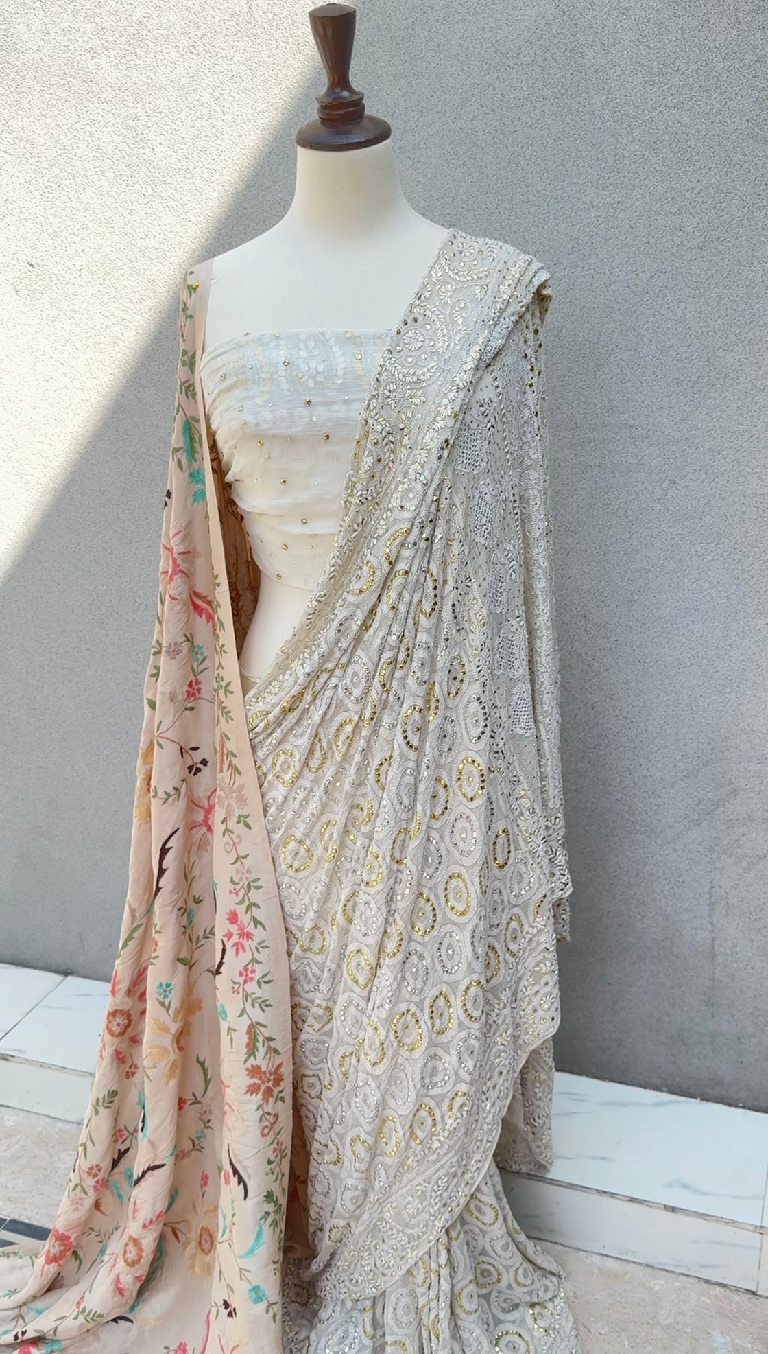 Mahrosh Chikankari Saree