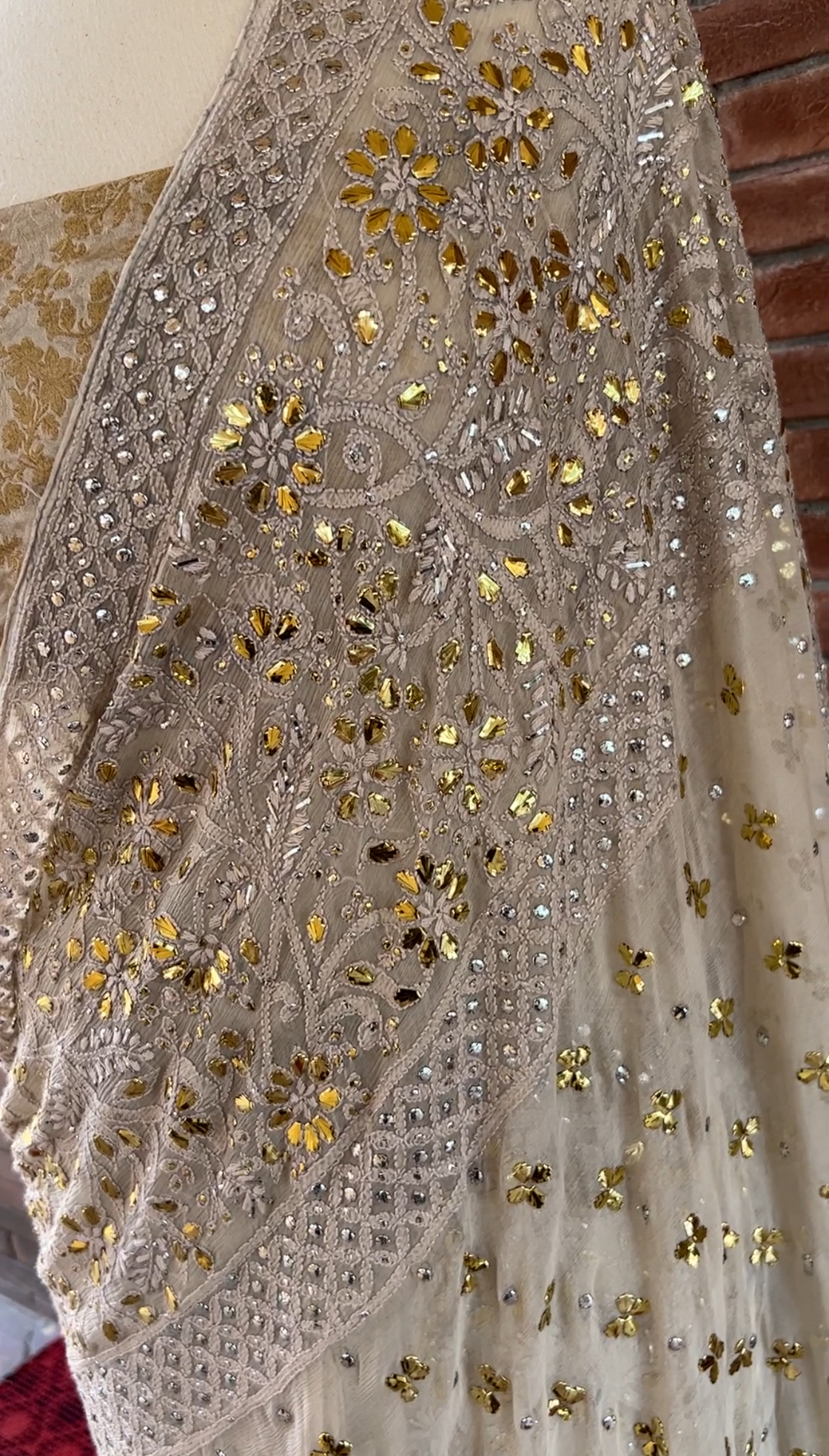 Chikenkari Saree