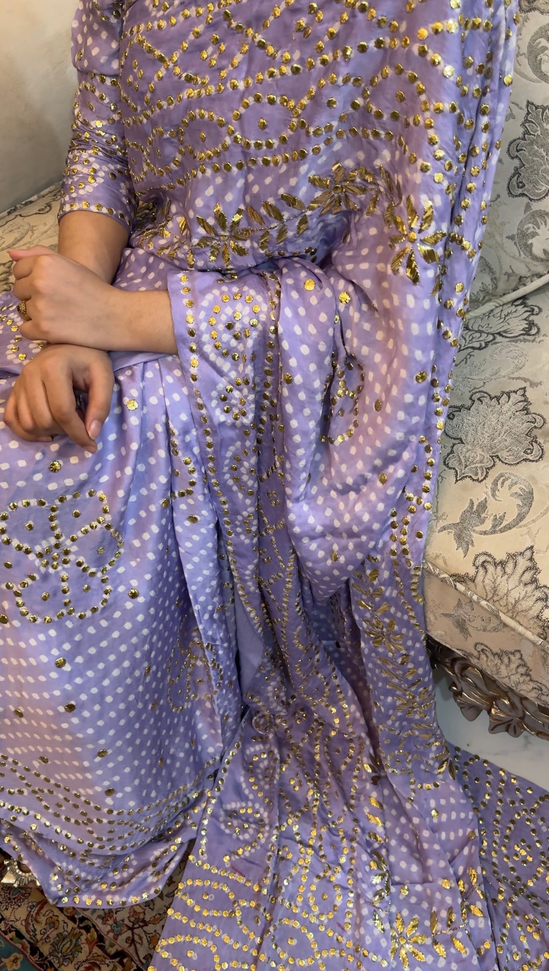 Mehreen Chunri Saree