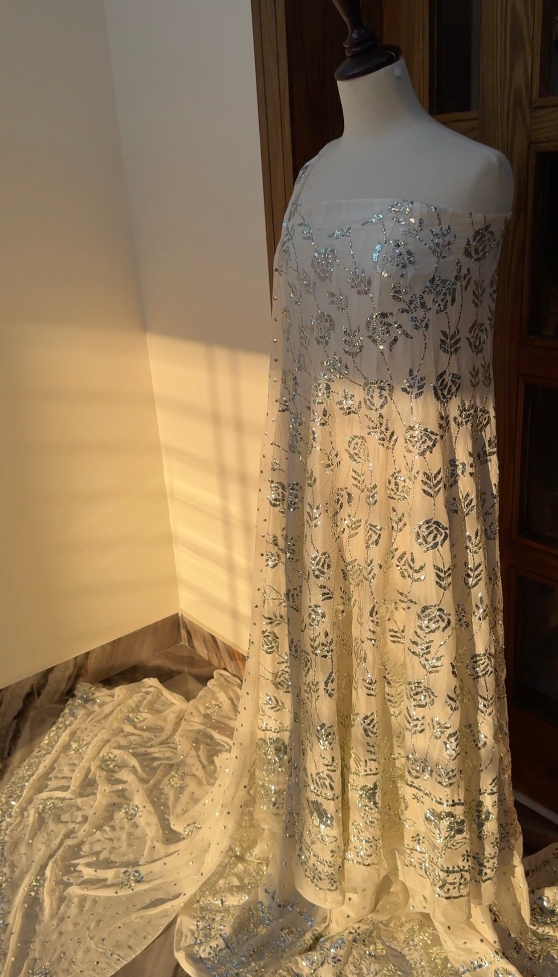 Raw Silk Anarkali