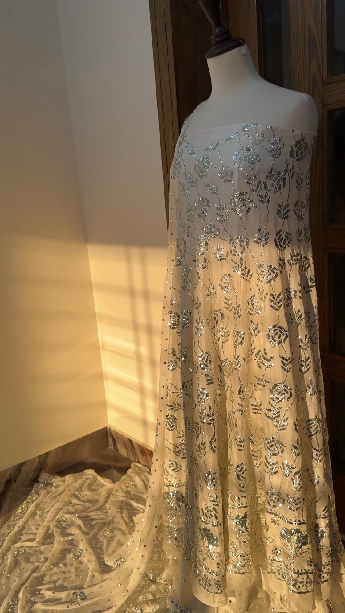 Raw Silk Anarkali
