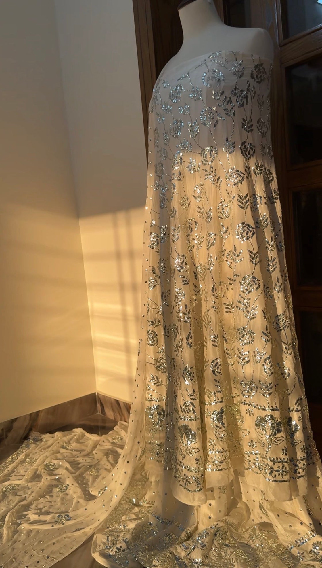 Raw Silk Anarkali