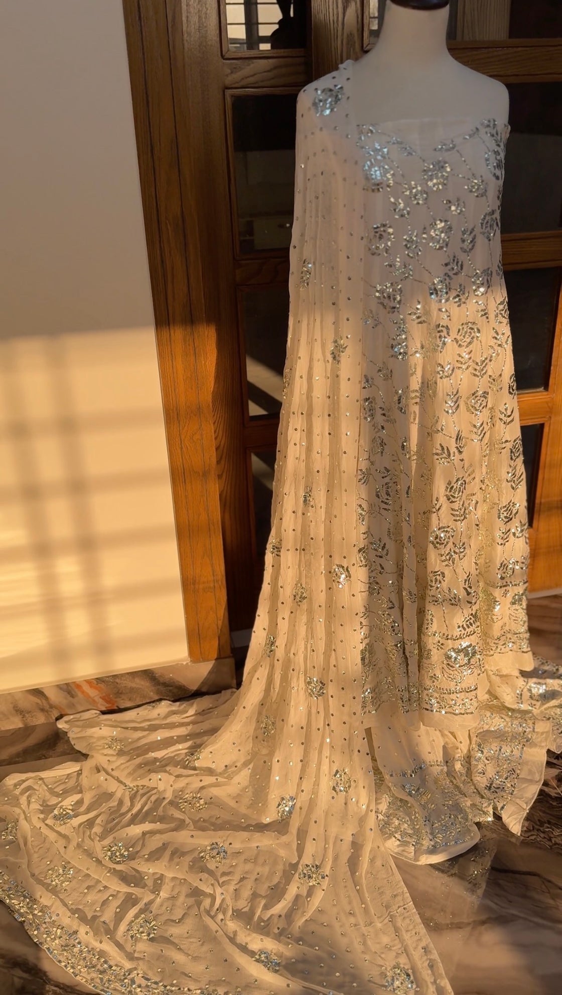Raw Silk Anarkali