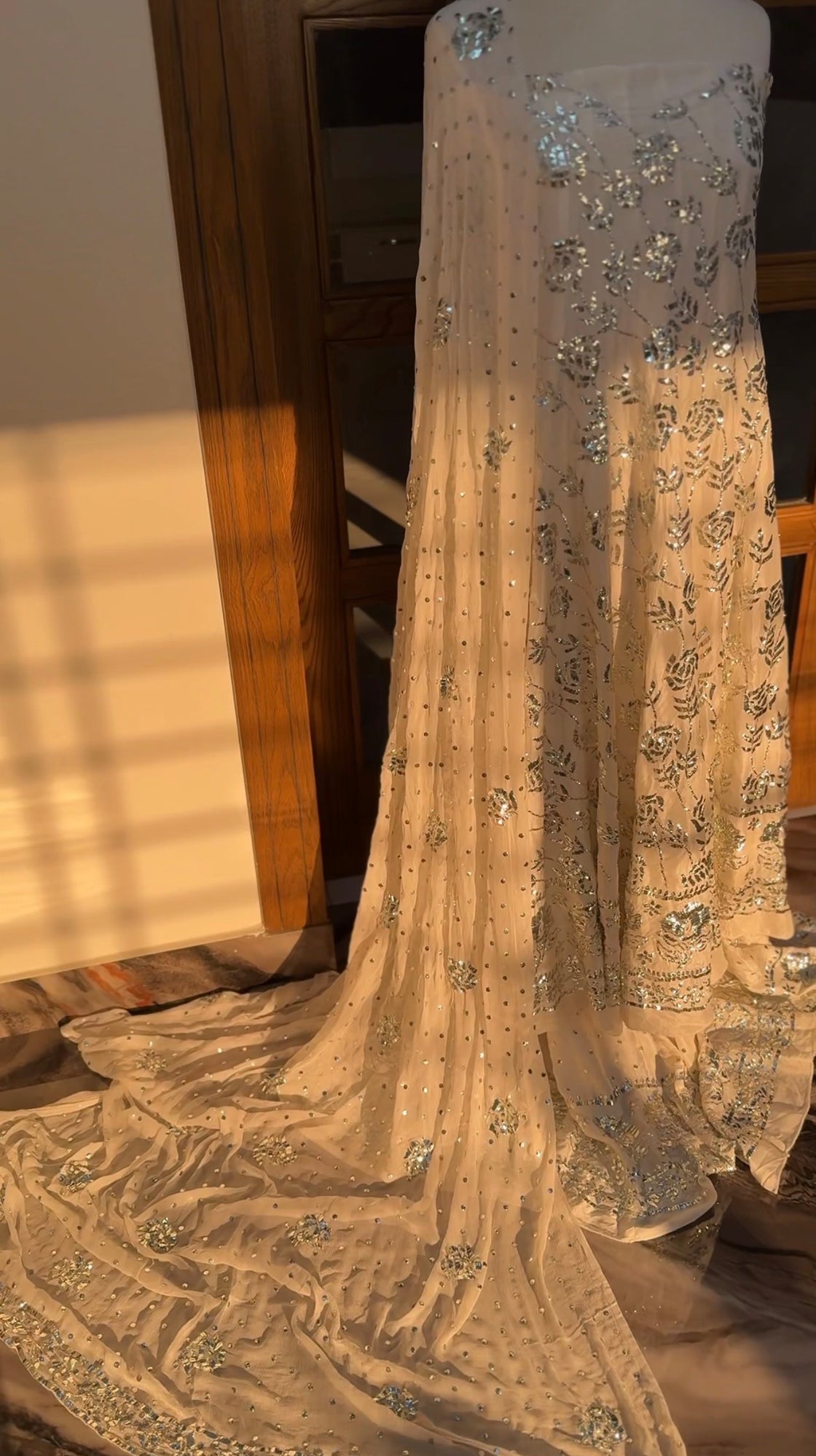 Raw Silk Anarkali
