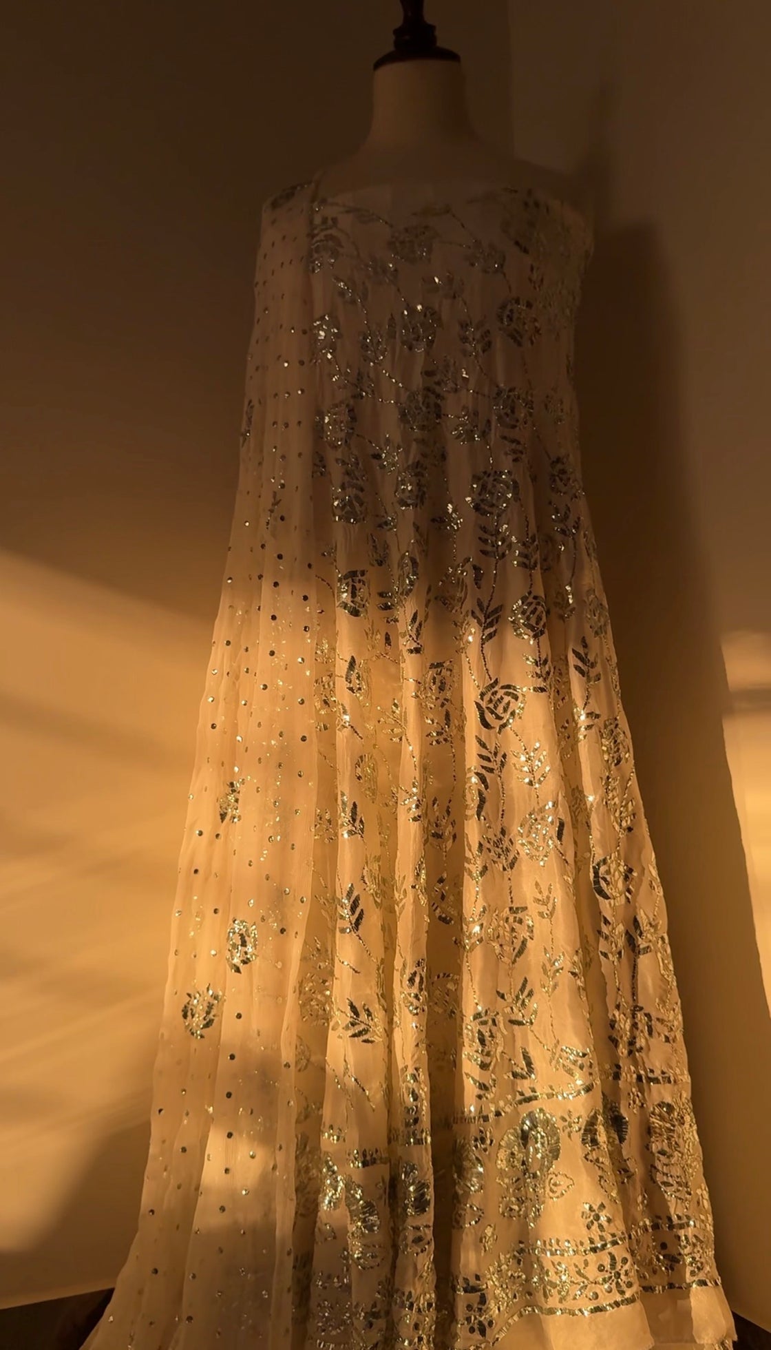 Raw Silk Anarkali