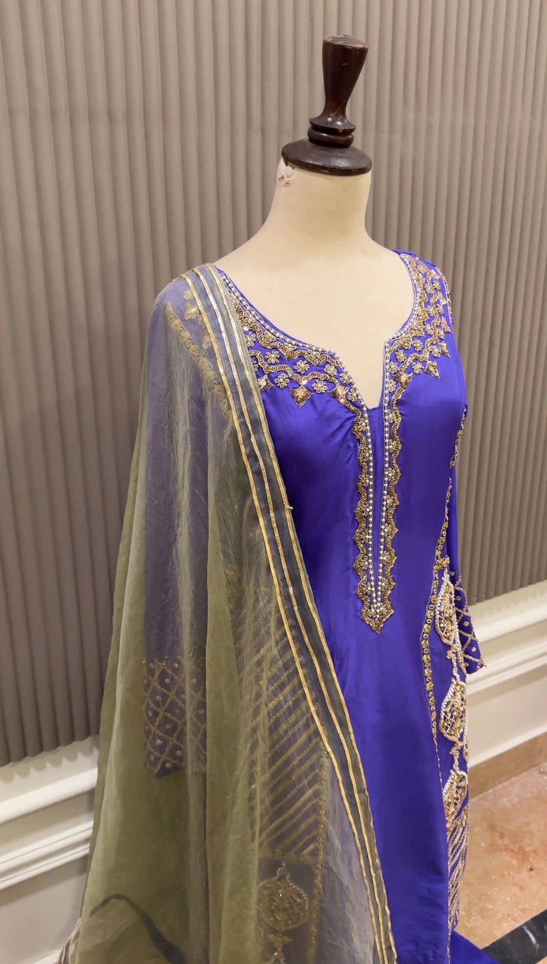 Blue dress