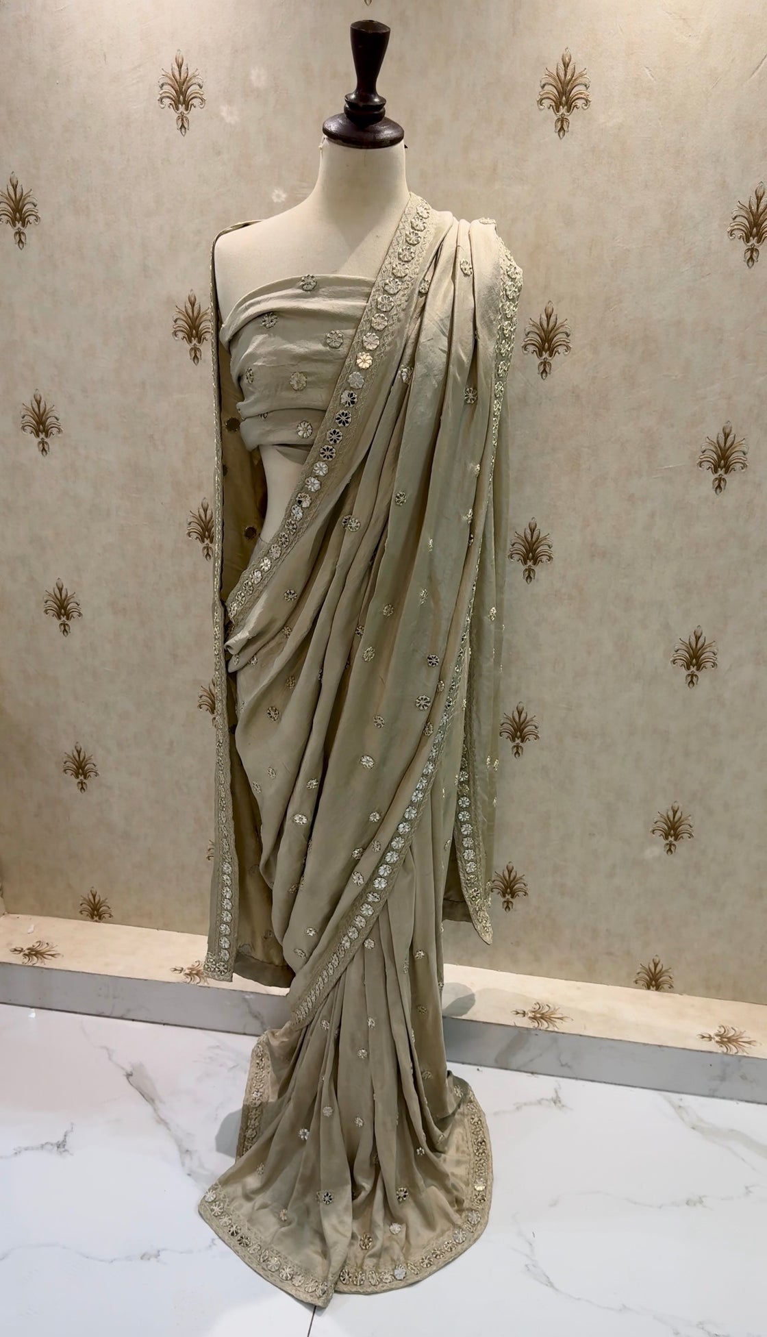 FISH MIRROR SAREE