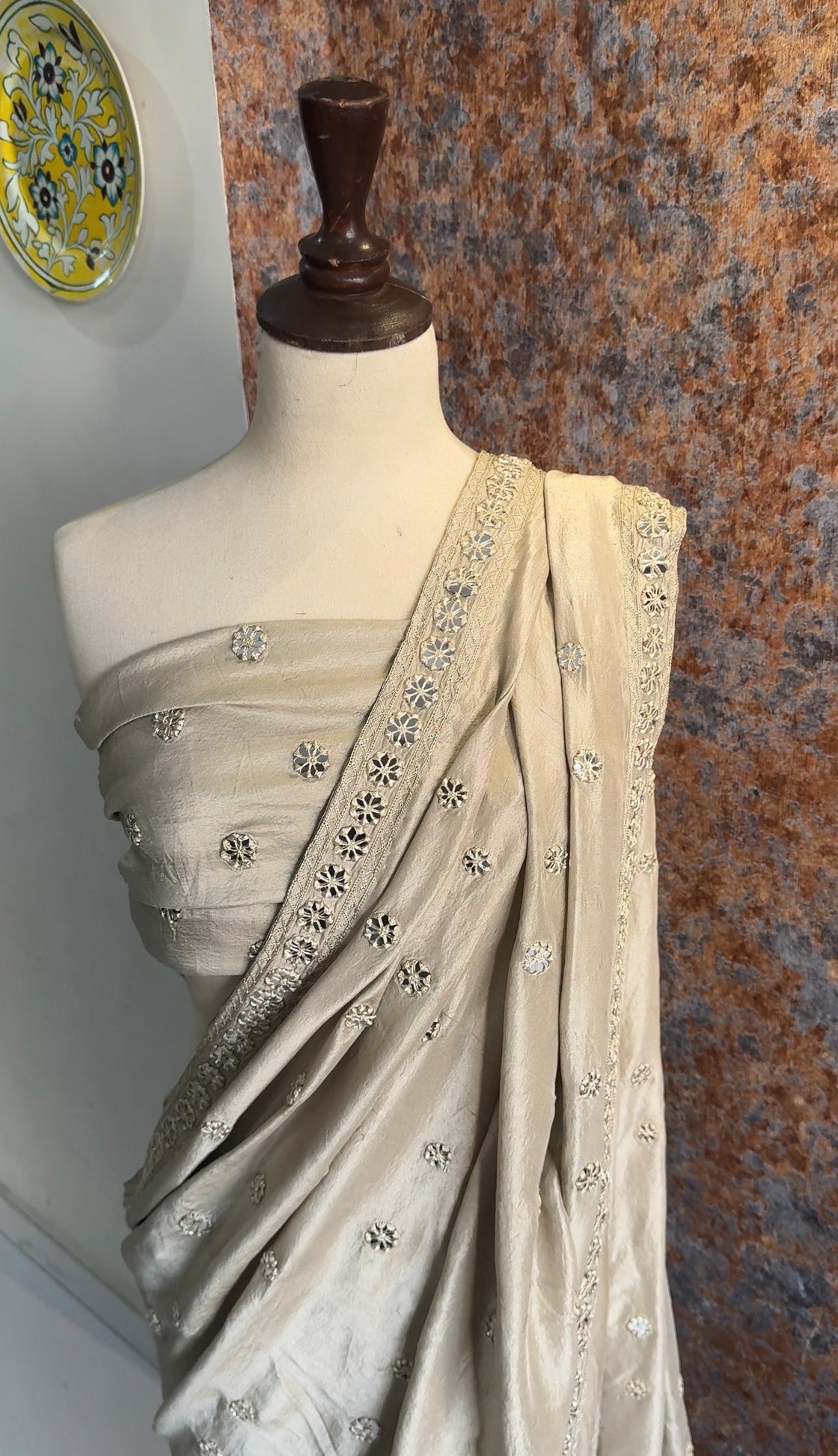 FISH MIRROR SAREE