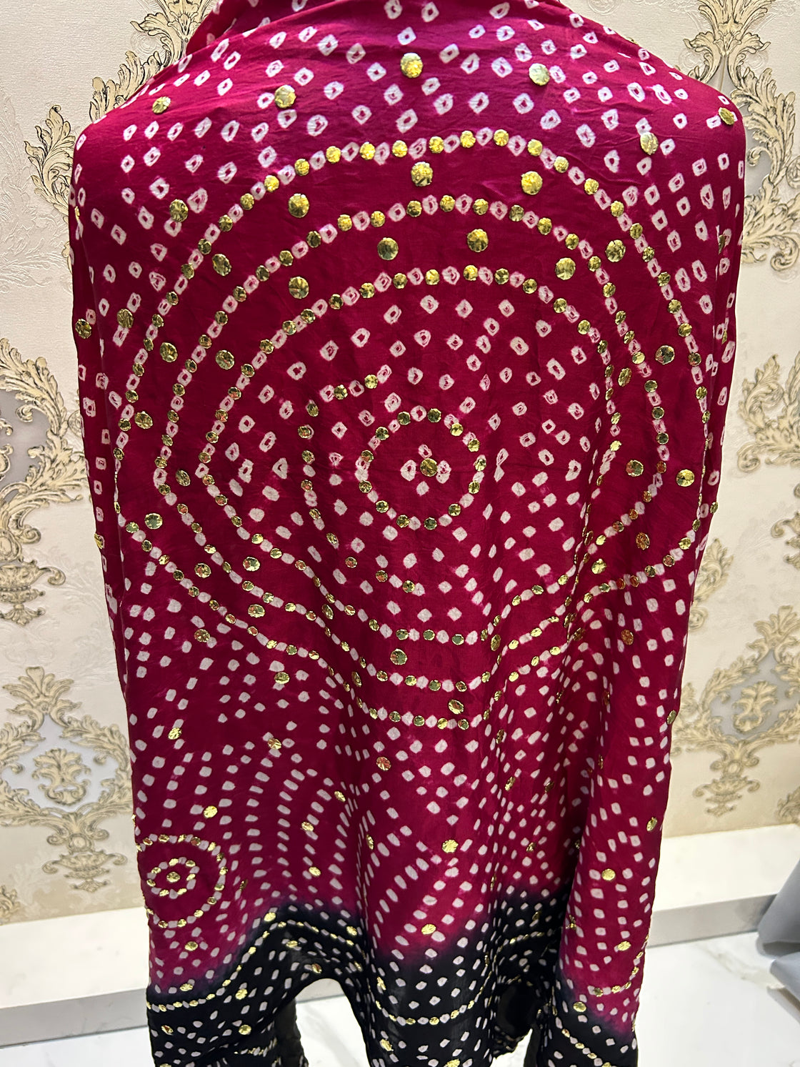 INDIAN GAJJI SILK DUPATTA 5
