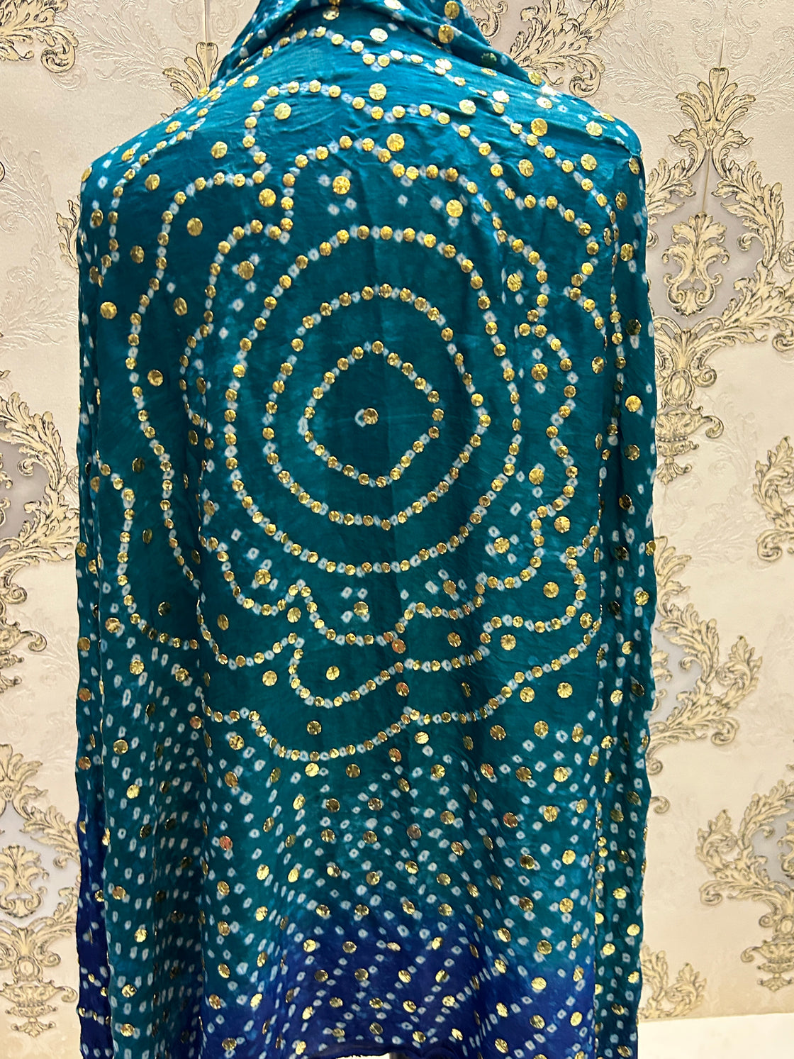 INDIAN GAJJI SILK DUPATTA 2