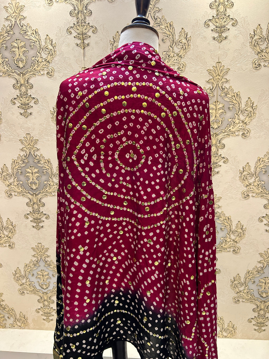 INDIAN GAJJI SILK DUPATTA 5